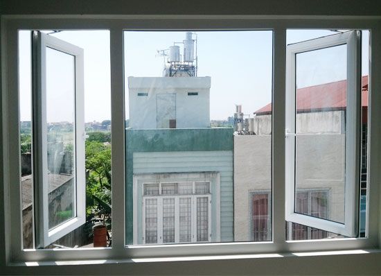 Mẫu cửa sổ nhựa lõi thép 3a window mở quay đẹp cho mọi ngôi nhà